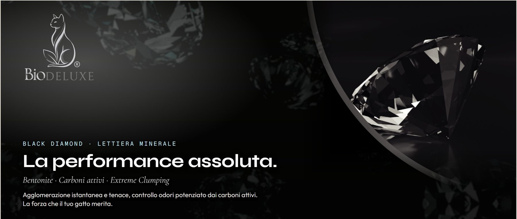 Black Diamond lettiera minerale BioDeluxe